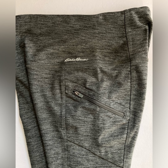 Eddie Bauer | Women’s Athletic Heather Green Leggings - Picture 4 of 8